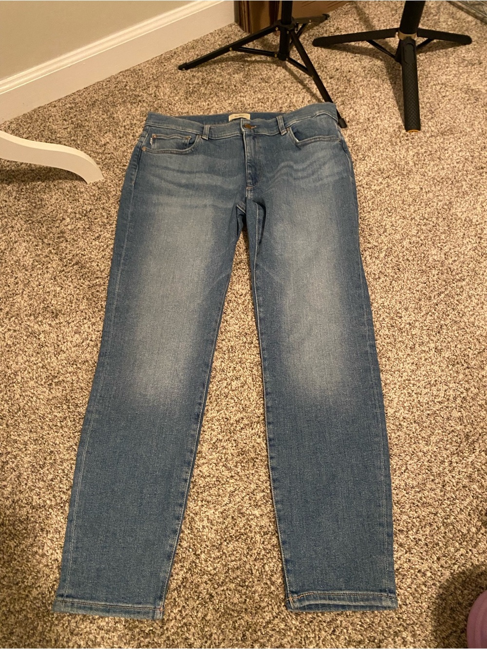 Classic Women’s Blue Straight-Leg Jeans DL1961 Size 14